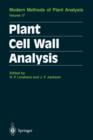 Plant Cell Wall Analysis - Book