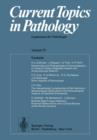Current Topics in Pathology / Ergebnisse der Pathologie - Book