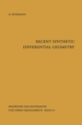 Recent Synthetic Differential Geometry - eBook