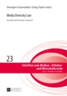 Media Diversity Law : Australia and Germany Compared - eBook