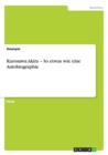 Kurosawa Akira - So Etwas Wie Eine Autobiographie - Book