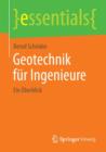Geotechnik fur Ingenieure : Ein Uberblick - Book