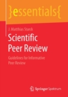 Scientific Peer Review : Guidelines for Informative Peer Review - Book