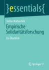 Empirische Solidaritatsforschung : Ein Uberblick - Book
