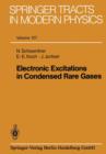 Electronic Excitations in Condensed Rare Gases - Book