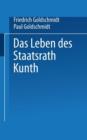 Das Leben Des Staatsrath Kunth - Book