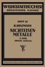 Nichteisenmetalle : Erster Teil Kupfer, Messing, Bronze, Rotguss - Book
