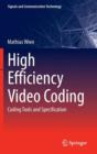 High Efficiency Video Coding : Coding Tools and Specification - Book