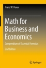 Math for Business and Economics : Compendium of Essential Formulas - Book