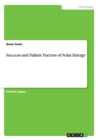 Success and Failure Factors of Solar Energy - Book