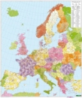Wall Map Magnetic Marker Board: Europe Postal Codes 1:3,700,000 - Book