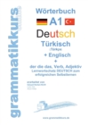 Woerterburch Deutsch - Turkisch Englisch A1 : Lernwortschatz A1 Sprachkurs Deutsch zum erfolgreichen Selbstlernen fur TeilnehmerInnen aus der Turkei - Book