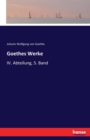 Goethes Werke : IV. Abteilung, 5. Band - Book