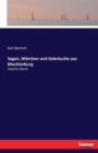 Sagen, Marchen und Gebrauche aus Mecklenburg : Zweiter Band - Book