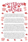 Notepad For Father : Funny Thoughtless Little Pig Dad Daughter Journaling Notebook - Temper Tantrum Gag Gift For Tempered Dads - Father's Day Diary With Rude Message & Saying To Daughter, Son - Parody - Book