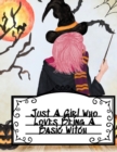 Just A Girl Who Loves Being A Basic Witch : Journal For Witches & Wiccans To Write In Your Creepy Halloween Moments - 8.5x11 Inches Notepad With Black Lines, 120 Pages Broomstick, Black Cat, Bat, Full - Book