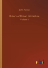 History of Roman Literarture : Volume 1 - Book