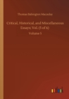 Critical, Historical, and Miscellaneous Essays; Vol. (5 of 6) : Volume 5 - Book