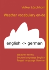 Weather vocabulary - eBook
