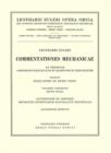 Commentationes mechanicae ad theoriam corporum flexibilium et elasticorum pertinentes 2nd part/1st section - Book