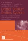 Dritter Sektor/Drittes System : Theorie, Funktionswandel Und Zivilgesellschaftliche Perspektiven - Book