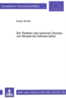 Die Tradition des lyrischen Dramas von Musset bis Hofmannsthal - Book