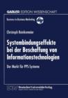 Systembindungseffekte Bei Der Beschaffung Von Informationstechnologien : Der Markt Fur Pps-Systeme - Book