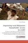 Improving Rural Malawian Households' Access to Credit - Book