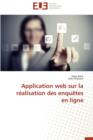 Application Web Sur La R alisation Des Enqu tes En Ligne - Book