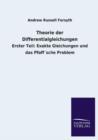 Theorie Der Differentialgleichungen - Book