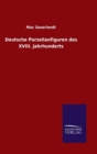 Deutsche Porzellanfiguren Des XVIII. Jahrhunderts - Book