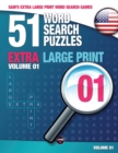 Sam's Extra Large Print Word Search Games : 51 Word Search Puzzles, Volume 1: Brain-stimulating puzzle activities for many hours of entertainment - Book
