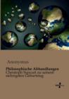 Philosophische Abhandlungen : Christoph Sigwart zu seinem siebzigsten Geburtstag - Book