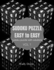 Sudoku puzzle easy to easy sudoku puzzle with solutions vol 1 : WALLY DIXON Sudoku Puzzles Easy to Hard: Sudoku puzzle book for adults Large Print Sudoku Puzzles (Green) - Book