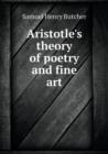 Aristotle's Theory of Poetry and Fine Art - Book
