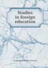 Studies in Foreign Education - Book