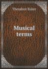 Musical Terms - Book