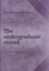 The Undergraduate Record - Book