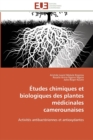 Etudes chimiques et biologiques des plantes medicinales camerounaises - Book