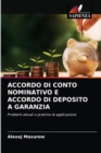 Accordo Di Conto Nominativo E Accordo Di Deposito a Garanzia - Book