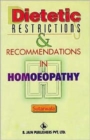Dietetic Restrictons and Recommendations in Homoeopathy - Book