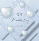 20th Birthday Guest Book : Keepsake Gift for Men and Women Turning 20 - Hardback with Funny Ice Sheet-Frozen Cover Themed Decorations & Supplies, Personalized Wishes, Sign-in, Gift Log, Photo Pages - Book