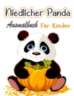 Niedliches Panda-Malbuch fur Kinder : Malvorlagen fur Kleinkinder, die niedliche Pandas lieben, Geschenk fur Jungen und Madchen im Alter von 2-8 Jahren - Book