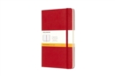 Moleskine Large Ruled Hardcover Notebook Scarlet Red - Book