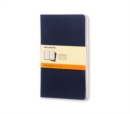 Moleskine Ruled Cahier L - Navy Cover (3 Set) - Book