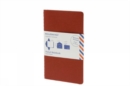 Moleskine Postal Notebook - Large Cranberry Red - Book