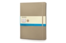 Moleskine Soft Extra Large Khaki Beige Dotted Notebook - Book