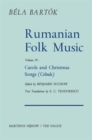Rumanian Folk Music : Carols and Christmas Songs (Colinde) - Book