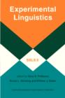 Experimental Linguistics : Integration of theories and applications - eBook
