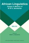 African Linguistics : Essays in Memory of M.W.K. Semikenke - eBook